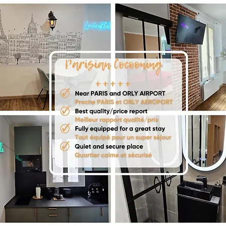 Parisian Cocoon - Paris Orly Apartment